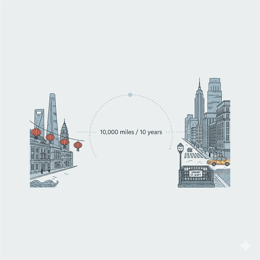 Distance and Connection - 10 Years Apart